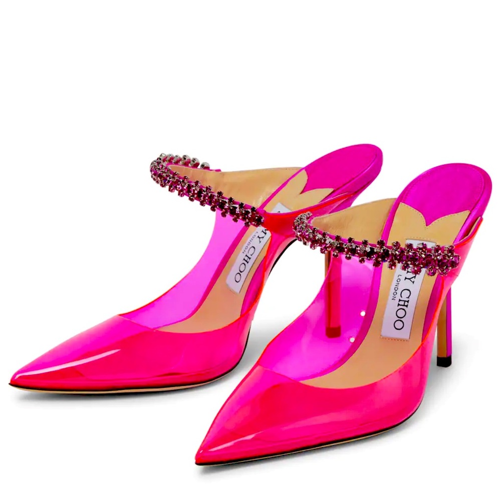 NEVER WORN Jimmy Choo Pink PVC Pump